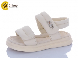Літні босоніжки для дівчат Clibee AB365-3, колір молочний