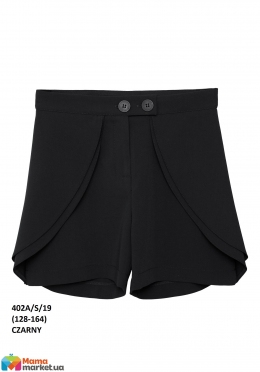 Школьная юбка-шорты Sly 402B/S/19 цвет черный
