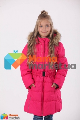 Пальто для девочки Huppa YACARANDA 12030030, цвет fuchsia 70063