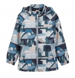 Демісезона дитяча куртка Joiks Softshell SoF-20, колір синьо-бежевий