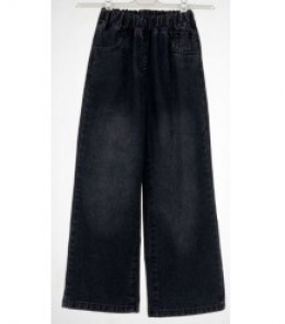 Утеплені дитячі джинси на флісі унісекс-модель JOIKS J-09, колір чорний