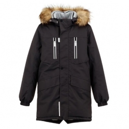 Зимова дитяча куртка-парка для хлопців Joiks В-65, колір чорний