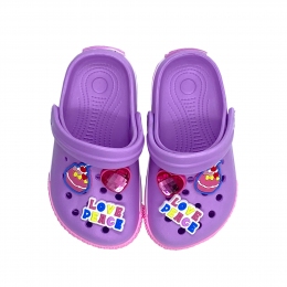 Летние детские сабо-кроксы Calypso 21501-001, цвет фиолетовый