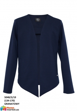Школьный жакет для девочки Sly 504B/S/19 цвет синий