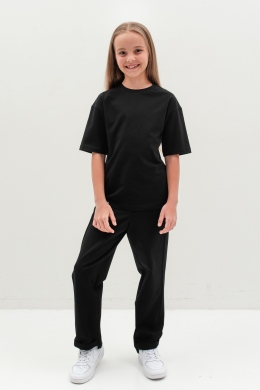 Базова футболка з коротким рукавом Suzie Стефа TP016-Y4F23, колір чорний