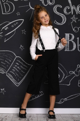 Детские подтяжки Baby angel 1316, цвет черный