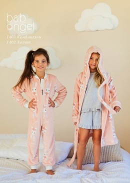 Детский домашний халат для девочки Baby Angel арт. 1402-02
