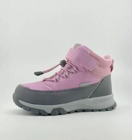 Дитячі зимові черевики для дівчат JOIKS TermoTec W-1204-2, колір сіро-рожевий