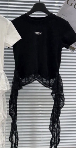 Підліткова футболка для дівчат Gobolina Baby XS116, колір чорний