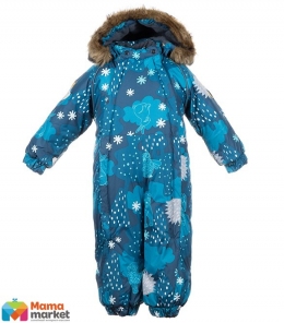 Kомбинезон зимний для мальчика HUPPA KEIRA, цвет petrol pattern 83366