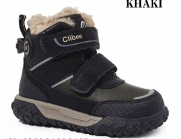 Зимові дитячі чоботи Clibee HA617-2, колір хаккі
