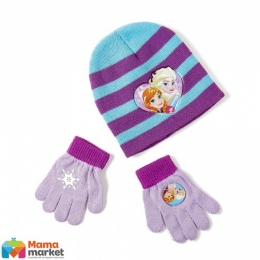 Комплект шапка и перчатки Disney Frozen (Холодное сердце) Arditex, цвет голубой