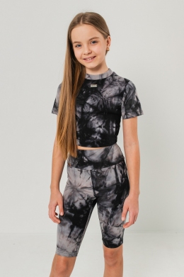 Літній костюм з велосипедками Suzie TP045-Y5F22 SO035-Y5F22, колір сірий
