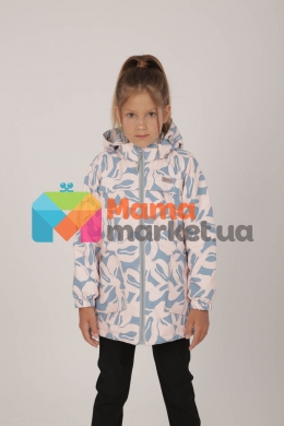 Демисезонная куртка-парка для девочки Joiks avg-138, цвет серо-розовый