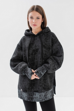 Утеплене худі Suzie Джинджер SW155-Y4F17, колір чорний