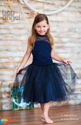 Юбка из евросетки Baby angel 880-01, цвет синий