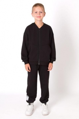 Спортивний костюм для хлопців Mevis 5267, колір чорний