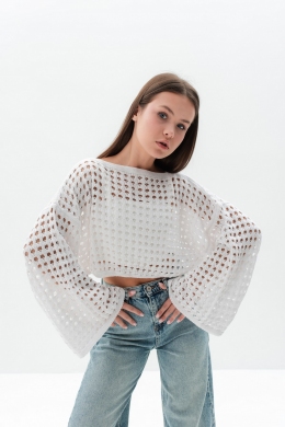 Кофта для дівчат-підлітків Suzie Тріша SW134-Y4F24, колір білий