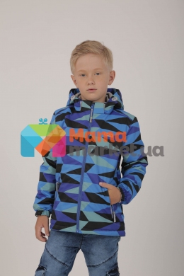 Демисезонная куртка для мальчика Joiks avg-117, цвет голубой