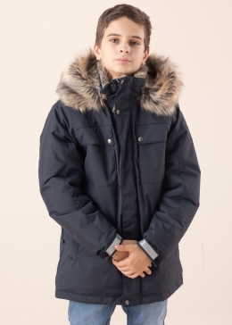 Підліткова зимова куртка-парка для хлопців Lenne JAKKO 22368, колір чорний