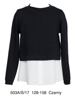 Школьная кофточка для девочки Sly 503A/S/17, цвет черный