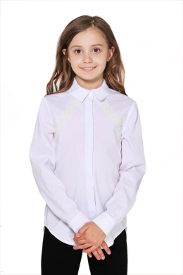 Школьная рубашка для девочки Lukas 9232, цвет белый