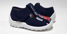 Тестильні дитячі туфлі Waldi Паша 360/12-679, колір синій