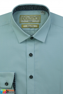 Школьная рубашка для мальчика Kniazhych 967_924, цвет голубой
