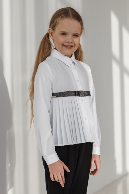 Школьная блузка для девочки Suzie Жужанна, цвет белый