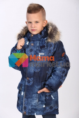 Зимняя куртка-парка для мальчика Lenne WOLF 19339A-6800