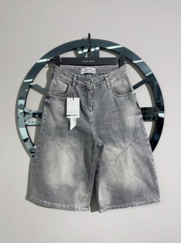 Джинсові шорти-бермуди A-yugi 9644, колір сірий