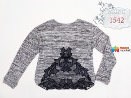 Кофта для девочки MONE 1542, цвет серый