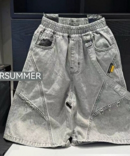 Джинсові шорти-бермуди Gobolina Baby 26073, колір сірий