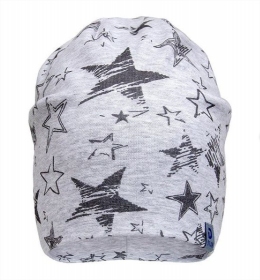 Демисезонная трикотажная шапка David's Star 2132, цвет серый