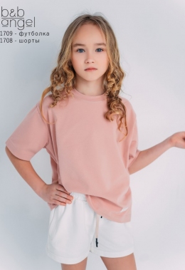 Летние шорты для девочки Baby Angel 1708, цвет лаванда