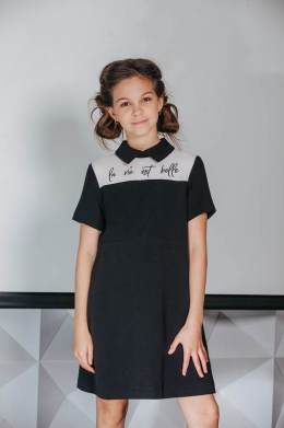 Платье для девочки Lukas 0235, цвет черный