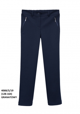 Школьные брюки для девочки Sly 406B/S/19, цвет синий