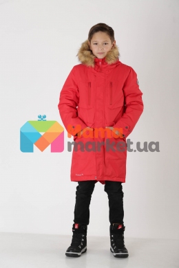 Удлиненная зимняя парка Huppa DAVID 12270020, цвет red 70004