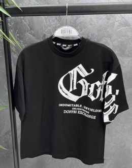 Літня футболка для хлопців Doffbi 5646, колір чорний