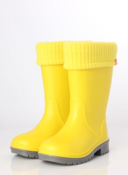 Дитячі гумові чоботи Alisa-Line, колір жовтий