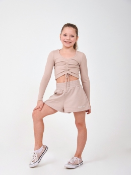 Літні трикотажні шорти Smil 112477, колір бежевий