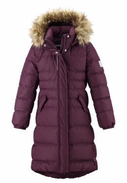 Зимнее пуховое пальто для девочки Reima Satu 531488, цвет 4960