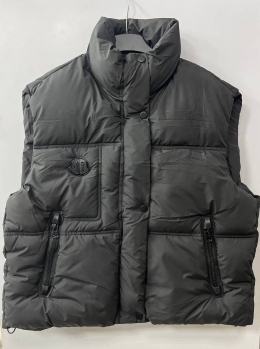 Демісезона дитяча жилетка Gobolina Baby 8601, колір чорний