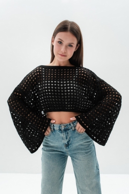 Кофта для дівчат-підлітків Suzie Тріша SW134-Y4F24, колір чорний