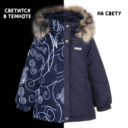 Зимняя парка для девочки Lenne VELMA 21329, цвет 2995
