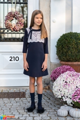 Школьной платье Sly 210/S/19, цвет синий