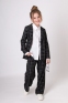 Діловий костюм-двійка для дівчинки Mevis 5118-01, колір чорний