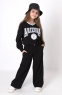 Спортивний костюм для дівчат Mevis 4838-03, колір чорний