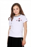 Летняя футболка для девочки с аппликациями Lukas 9238
