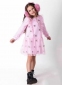 Нарядное платье для девочки  Mevis 4054, цвет розовый микки